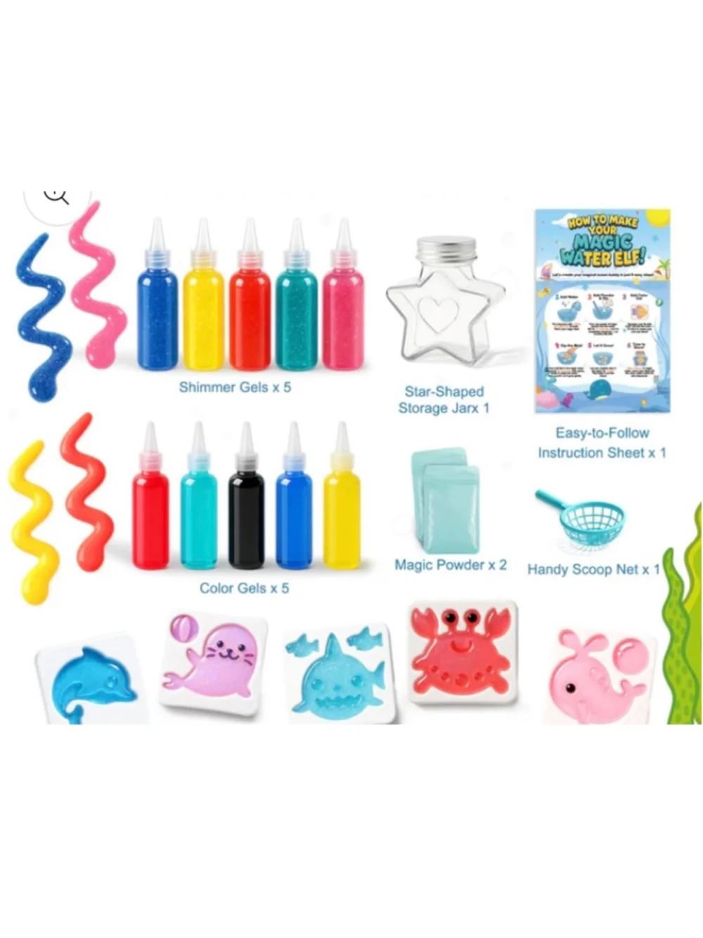Magic Water Elf Toy Kit One Size Multicolor ( Teexpert ) New